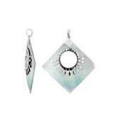 SP-5217-MOP Sterling Silver Pendant With Mother of Pearl Jewelry Bali Designs Inc